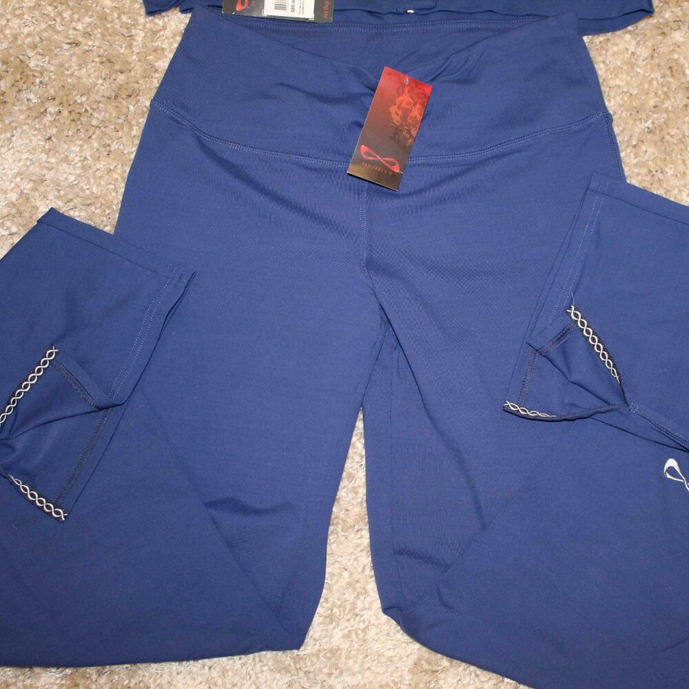 NWT: Infinity Navy Warm Up Suit - Sz M - Picture 6 of 7
